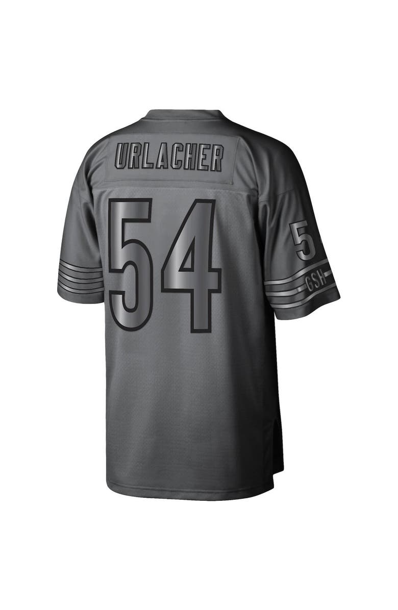 Mitchell & Ness Men's Mitchell & Ness Brian Urlacher Charcoal Chicago Bears 2001 Retired Player Metal Legacy Jersey, Alternate, color, 