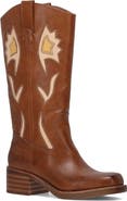 FRYE AND CO Miranda 10 Flower Faux Leather Western Boot