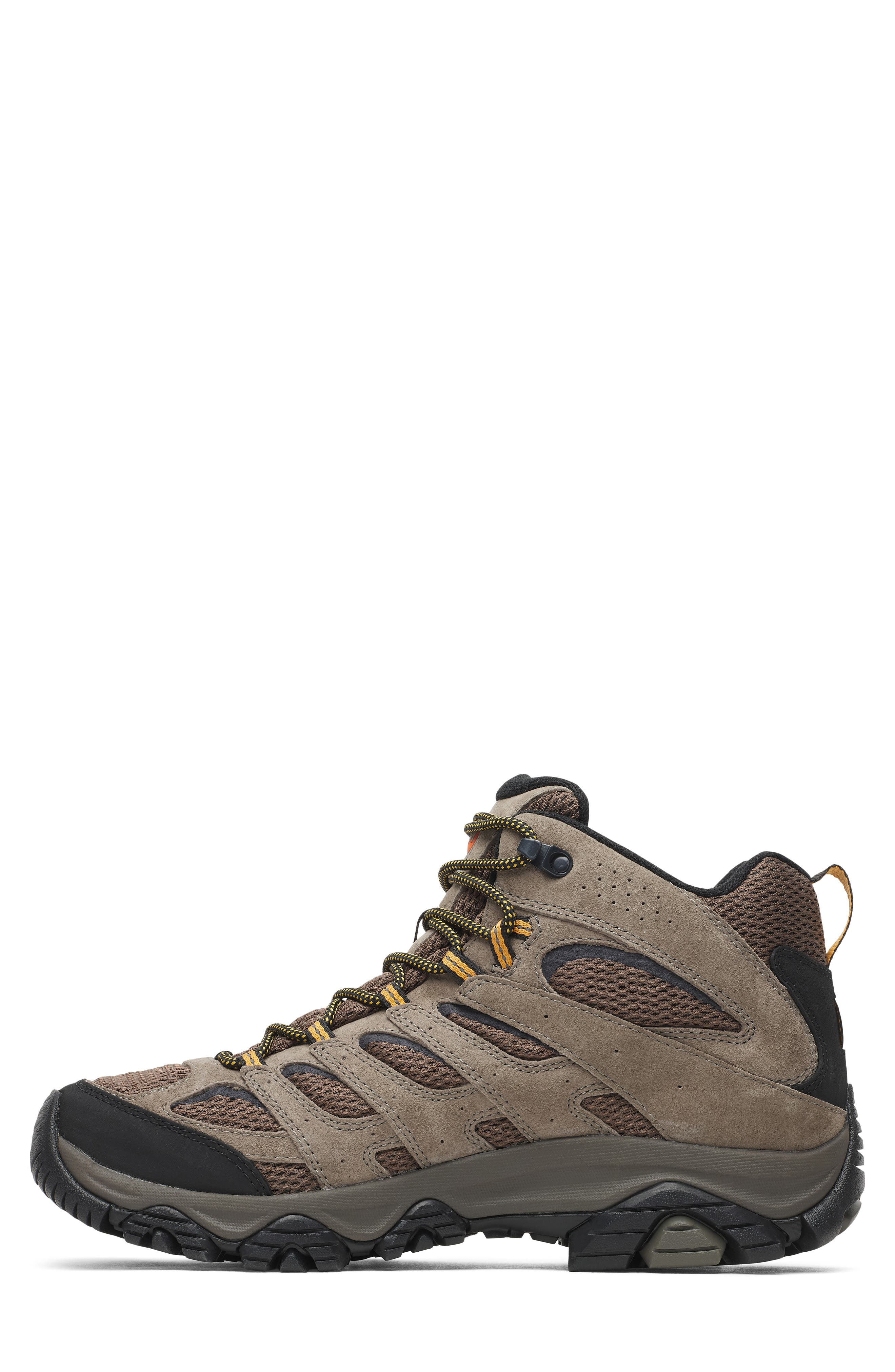 Moab 3 Mid GTX Waterproof Hiking Boot, Alternate, color, WALNUT