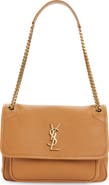 Saint Laurent Medium Niki Leather Shoulder Bag