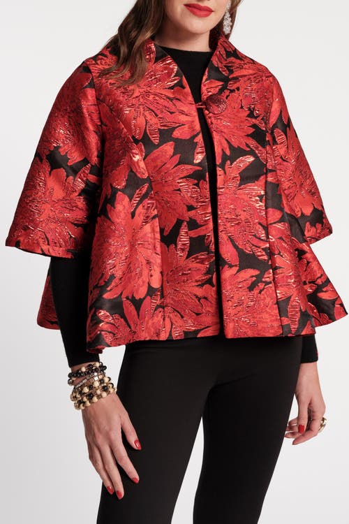 Frances Valentine Swing Jacket In Multi