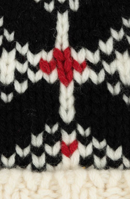 Polo Ralph Lauren Snowflake Wool Pompom Beanie In Neutral