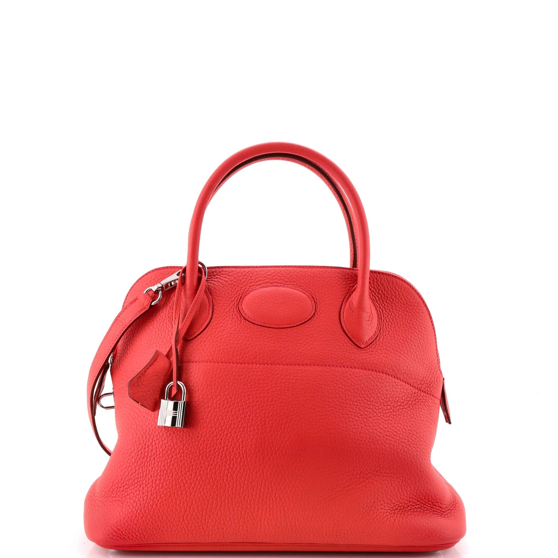 Pre-Owned Hermes Bolide Bag Clemence 31, Main, color, Bougainvillier