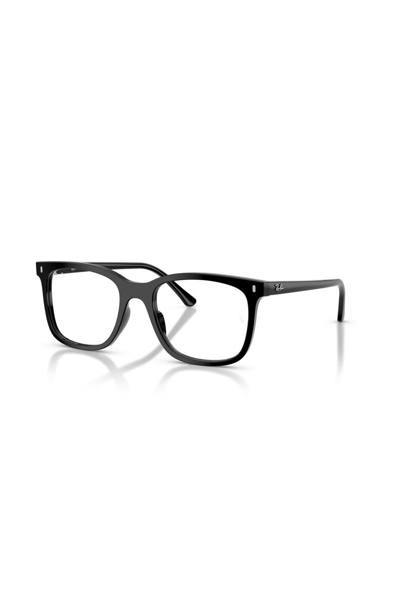 Ray-Ban 53mm Square optical glasses, Main, color, Black