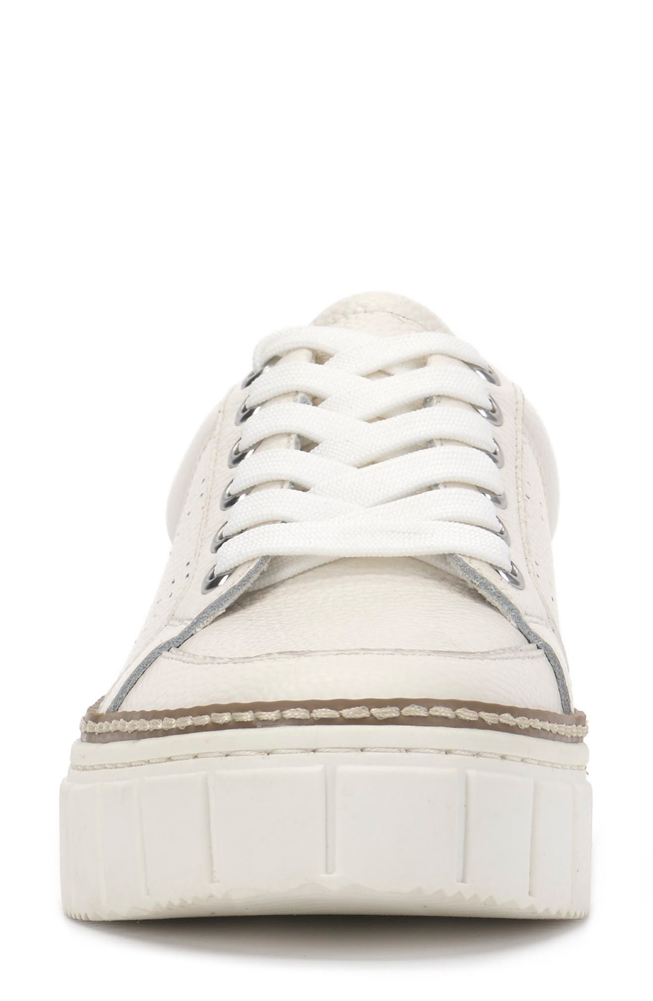 Randay Leather Platform Sneaker, Alternate, color, BRIGHT WHITE