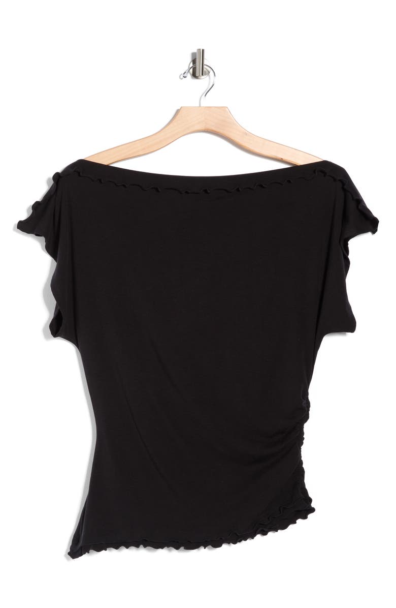 Free People Riley Knit Top, Alternate, color, Black
