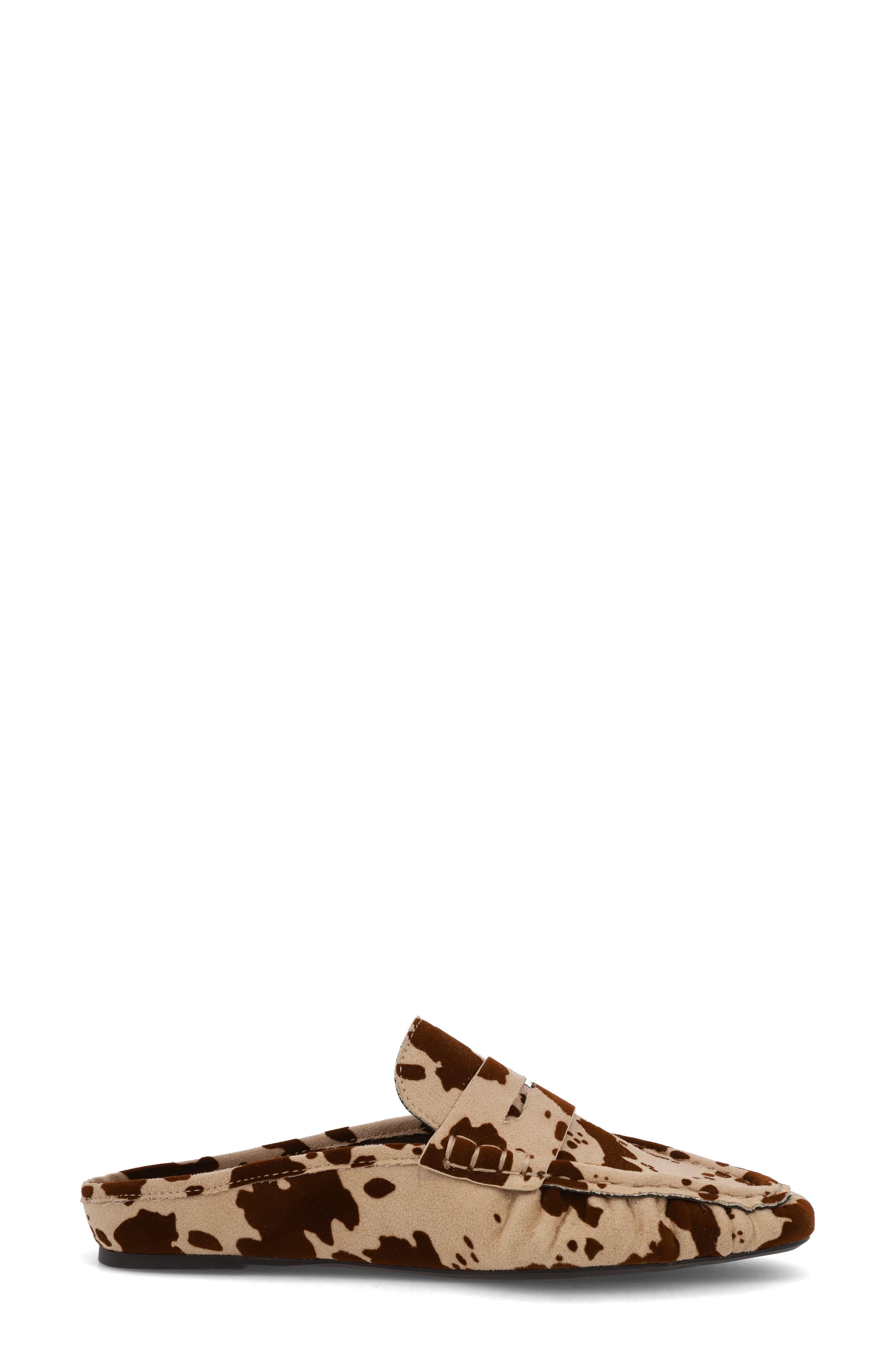 Bridgetta Penny Mule, Alternate, color, BROWN COW
