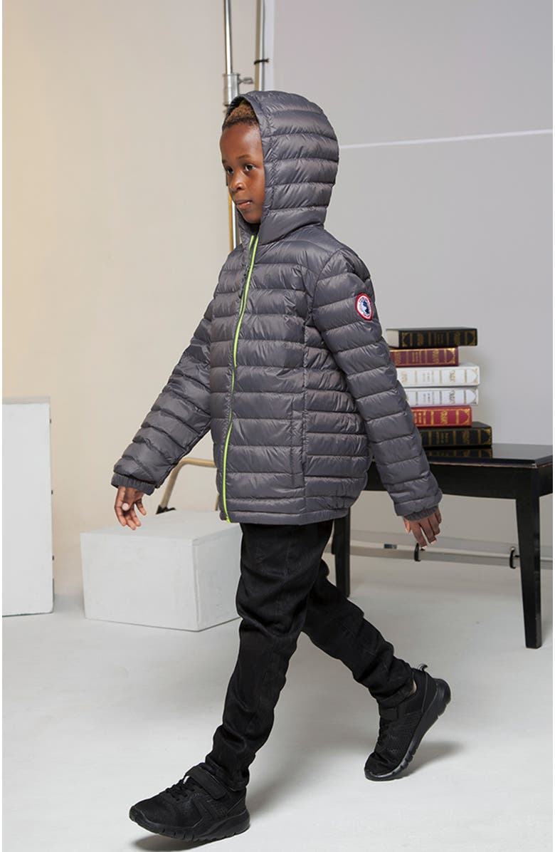 Rokka&Rolla Kids' Ultra Light Packable Down Jacket, Alternate, color, Charcoal Grey