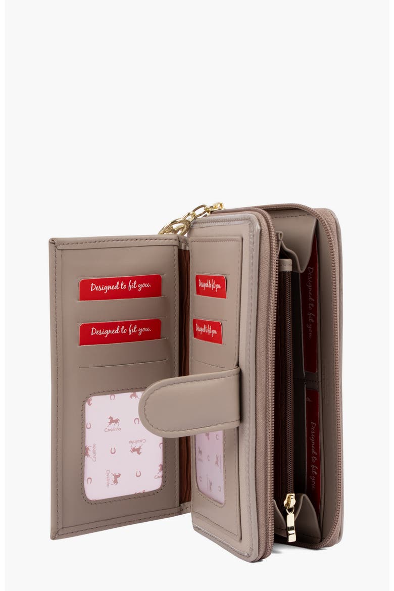 Craft Wristlet Wallet 213, Alternate, color, Beige / White