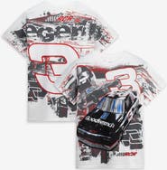 Classic Ink Men's Classic Ink White Richard Childress Racing Goodwrench Total Print T-Shirt