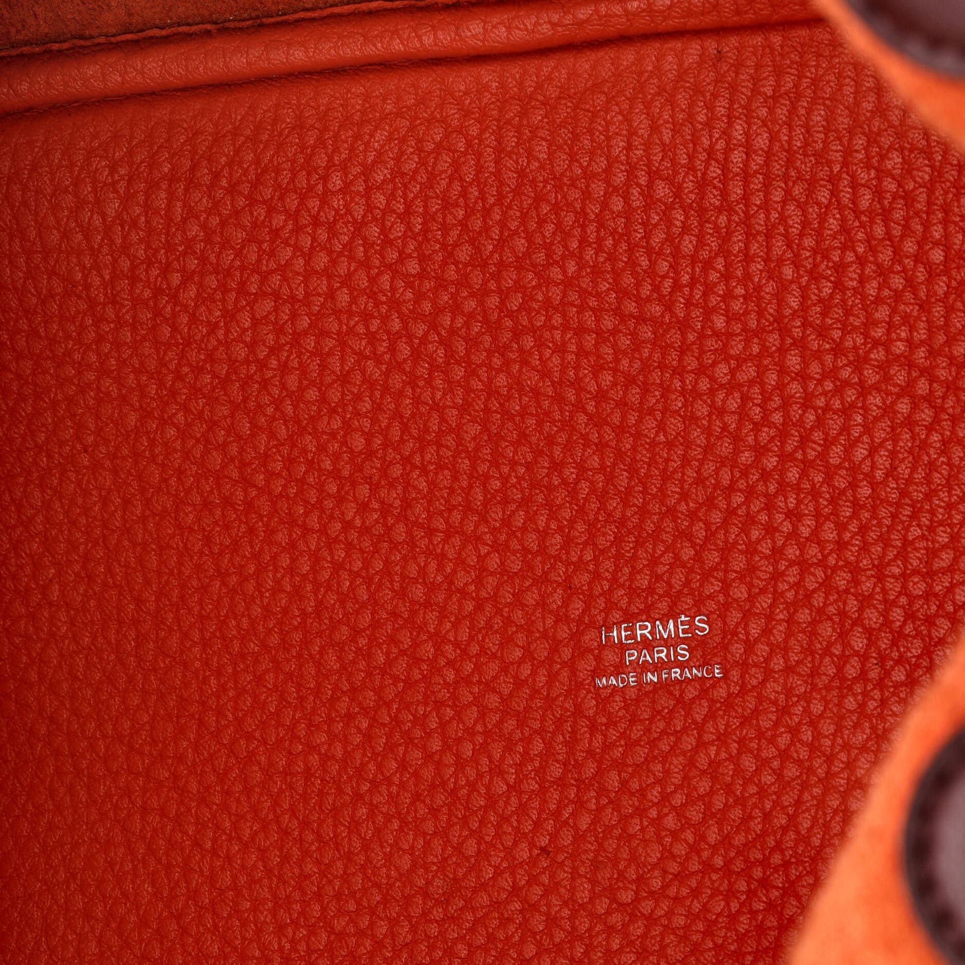 Pre-Owned Hermes Eclat Picotin Lock Bag Clemence MM, Alternate, color, Orange Poppy