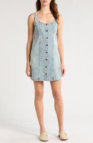 rag & bone Laney Denim Button-Up Minidress