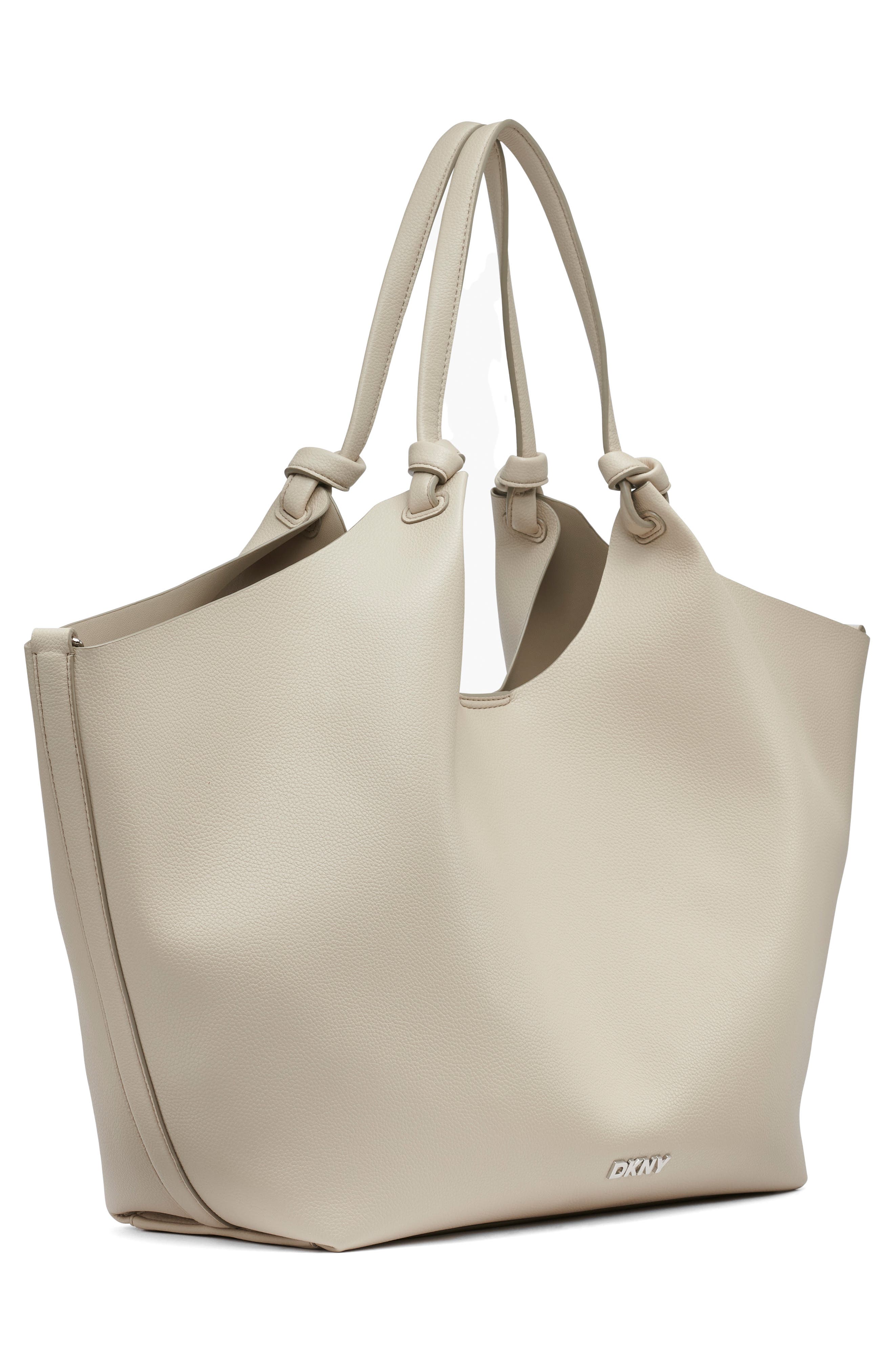 DKNY Paula Large Tote Bag, Alternate, color, Light Taupe