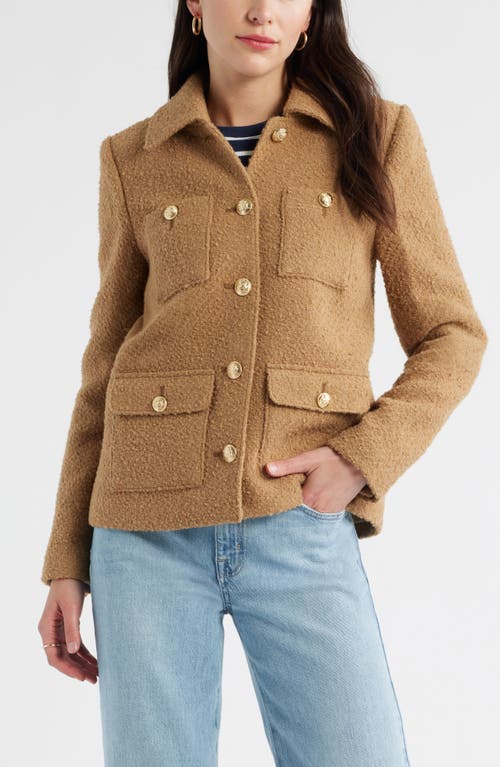 Caslon ® Bouclé Jacket In Brown