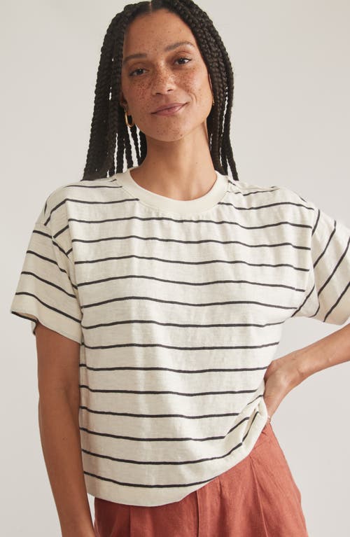 MARINE LAYER MARINE LAYER SLUB COTTON CROP T-SHIRT 