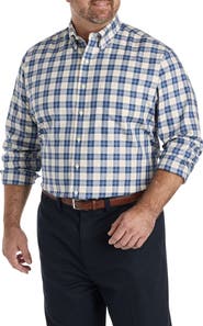 Brooks Brothers Big & Tall Non-Iron Plaid Twill Sport Shirt