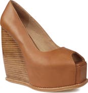 ZIGI Milluh Peep Toe Platform Wedge Sandal