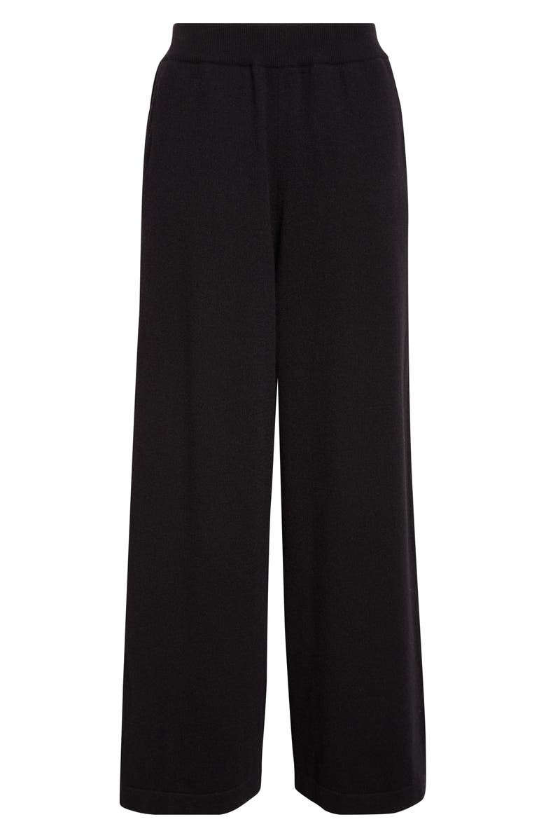 Johnstons of Elgin Coll Cashmere Blend Lounge Pants, Alternate, color, Black