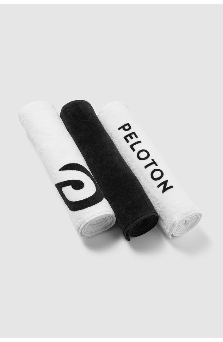 Peloton Sweat Towel Set, Main, color, White