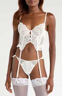 Hunkemöller Posie Underwire Bustier & Garter Straps
