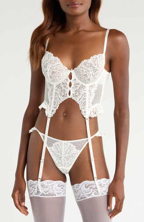 Hunkemöller Posie Underwire Bustier & Garter Straps