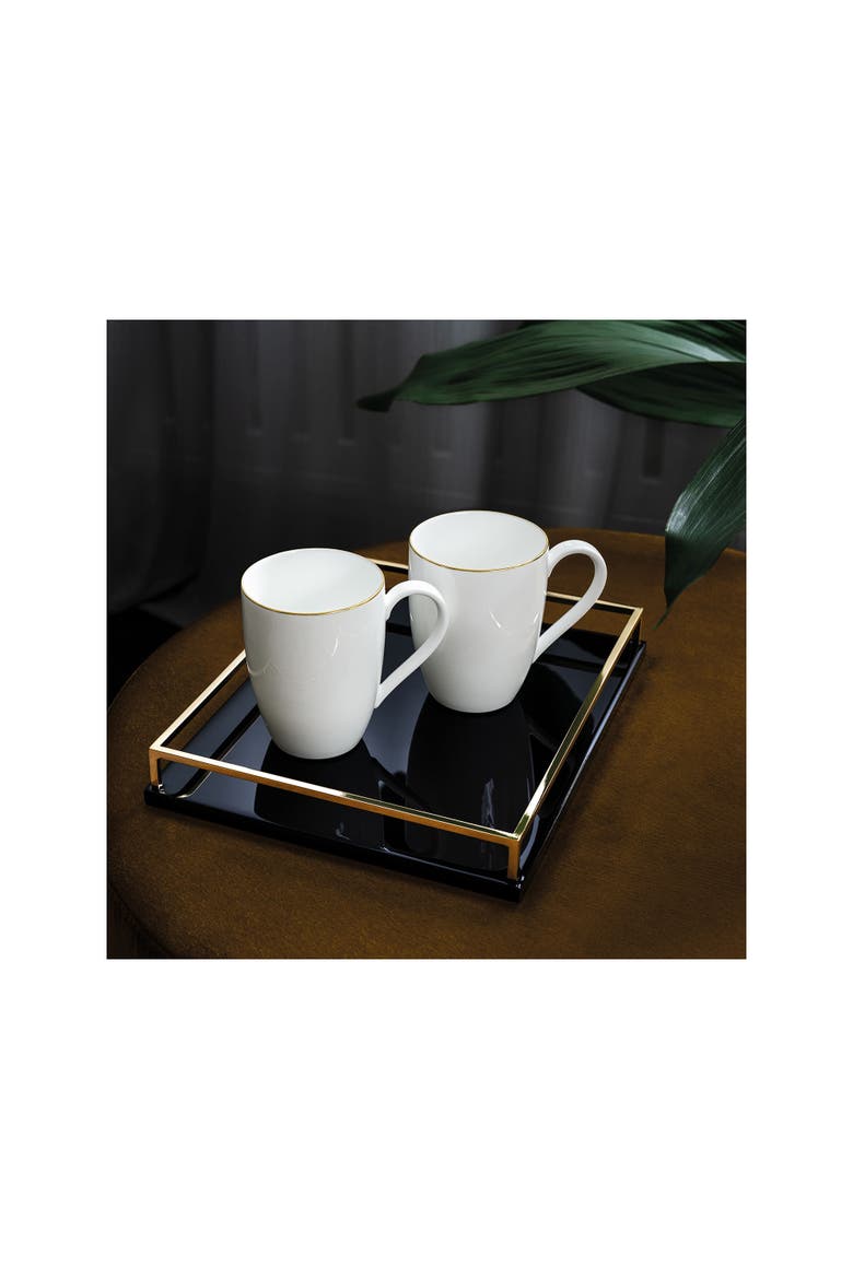 Anmut Gold Mug, Alternate, color, white