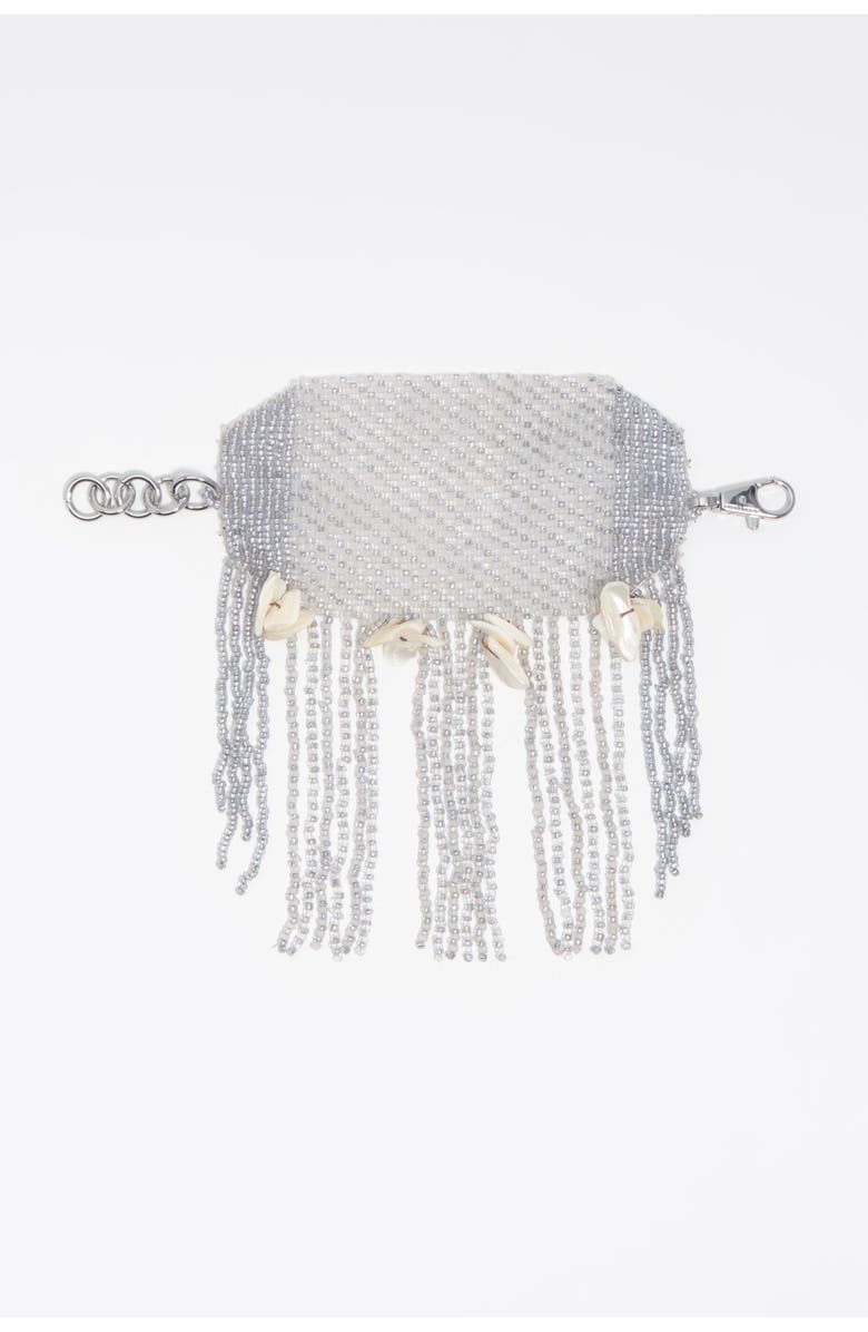Bimba y Lola Mother-Of-Pearl Tassel Bracelet, Alternate, color, Silver