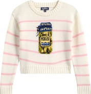Freshman Kids' Stripe Pickles Graphic Sweater