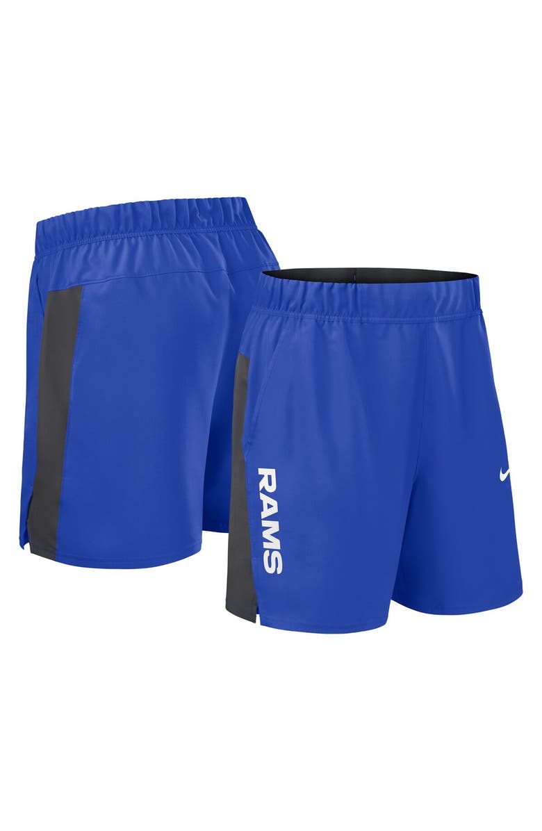 Nike Men's Nike Royal Los Angeles Rams Woven Victory Performance Shorts, Main, color, Royal