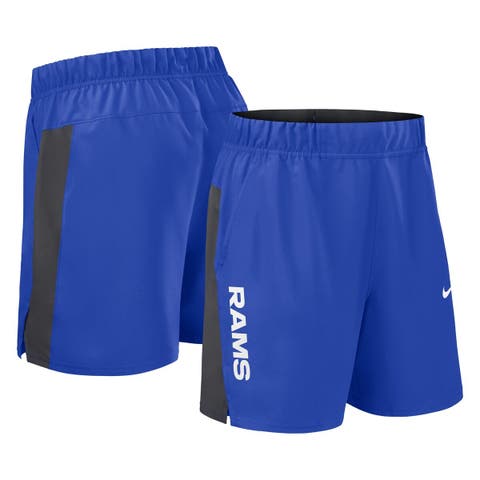 Men's Nike Royal Los Angeles Rams Woven Victory Performance Shorts