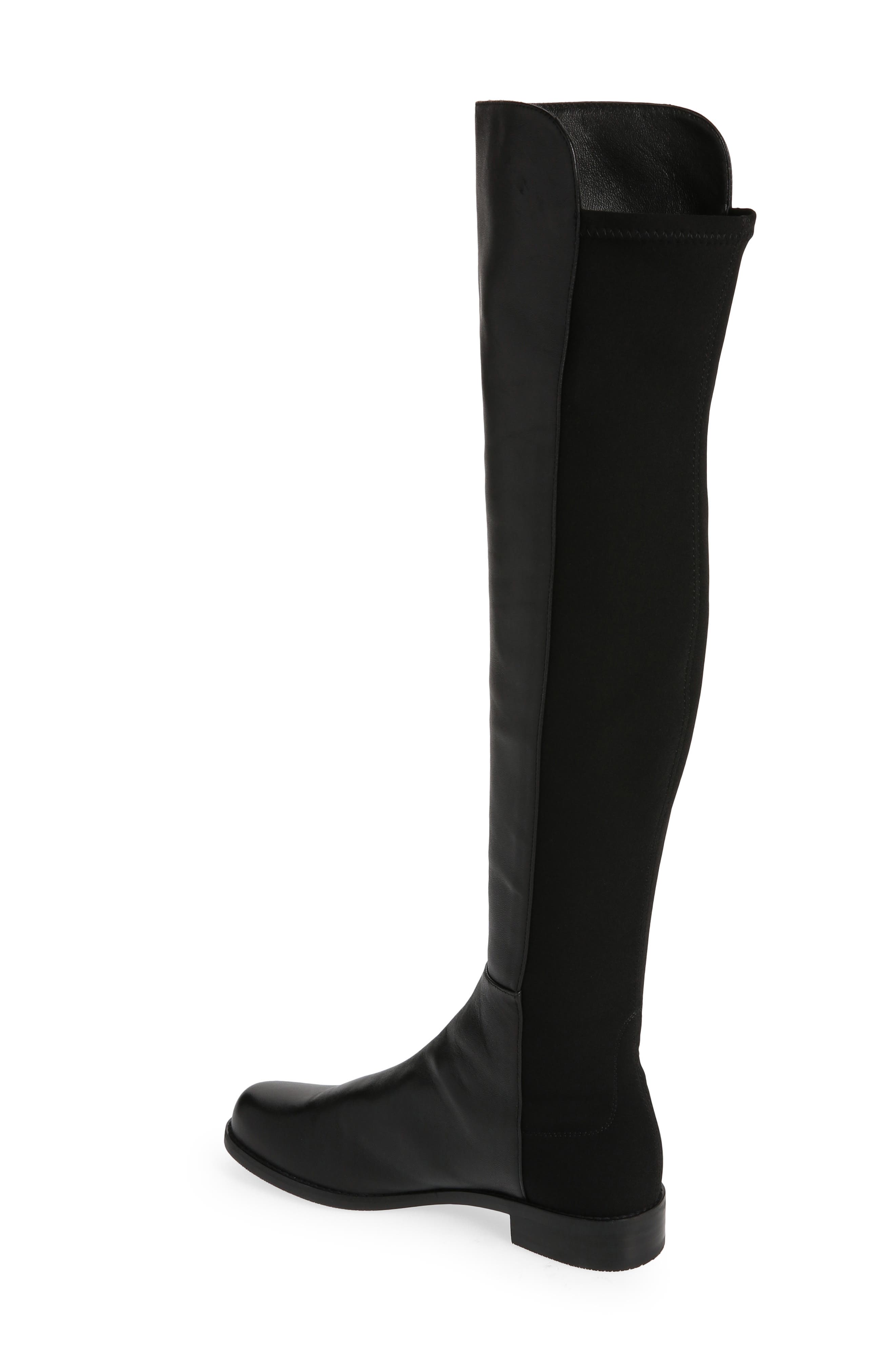 Stuart Weitzman 5050 Over the Knee Boot, Alternate, color, Black