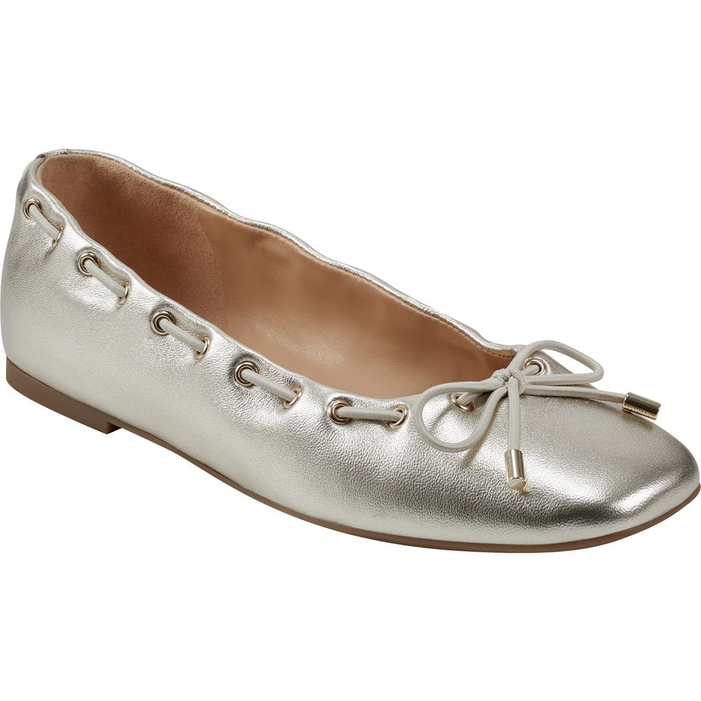 Marc Fisher Ltd Letzia Flat In Gold