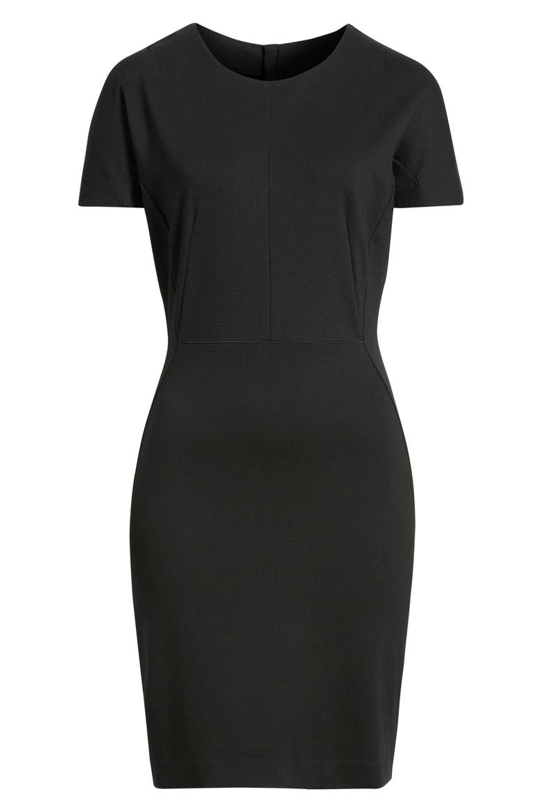 Edulis Sheath Dress, Alternate, color, BLK