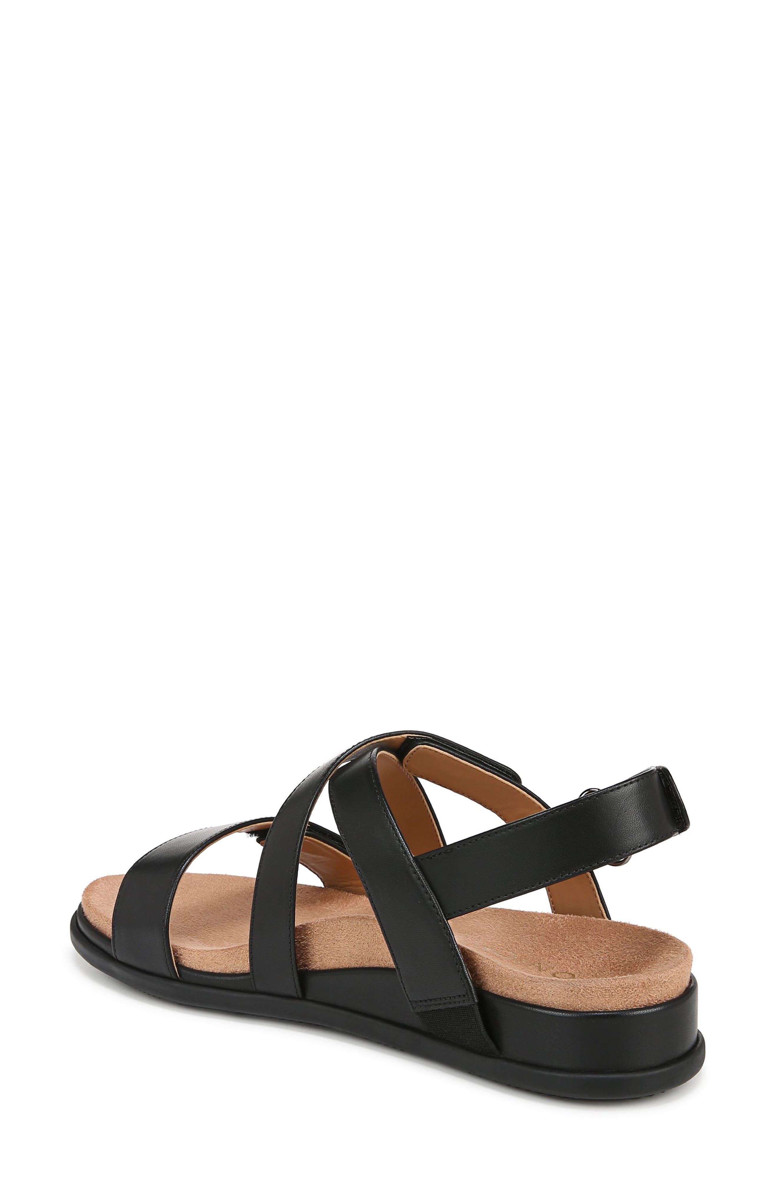 Vionic Cypress Slingback Sandal, Alternate, color, Black Leather
