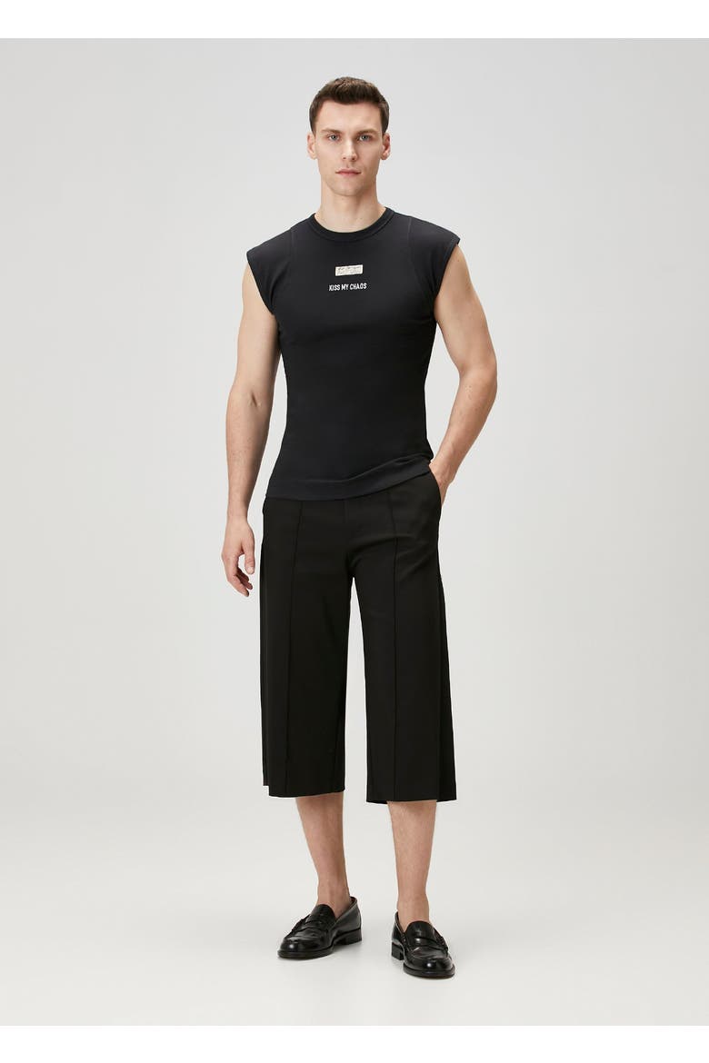 Cotton Woven Short, Alternate, color, BLACK