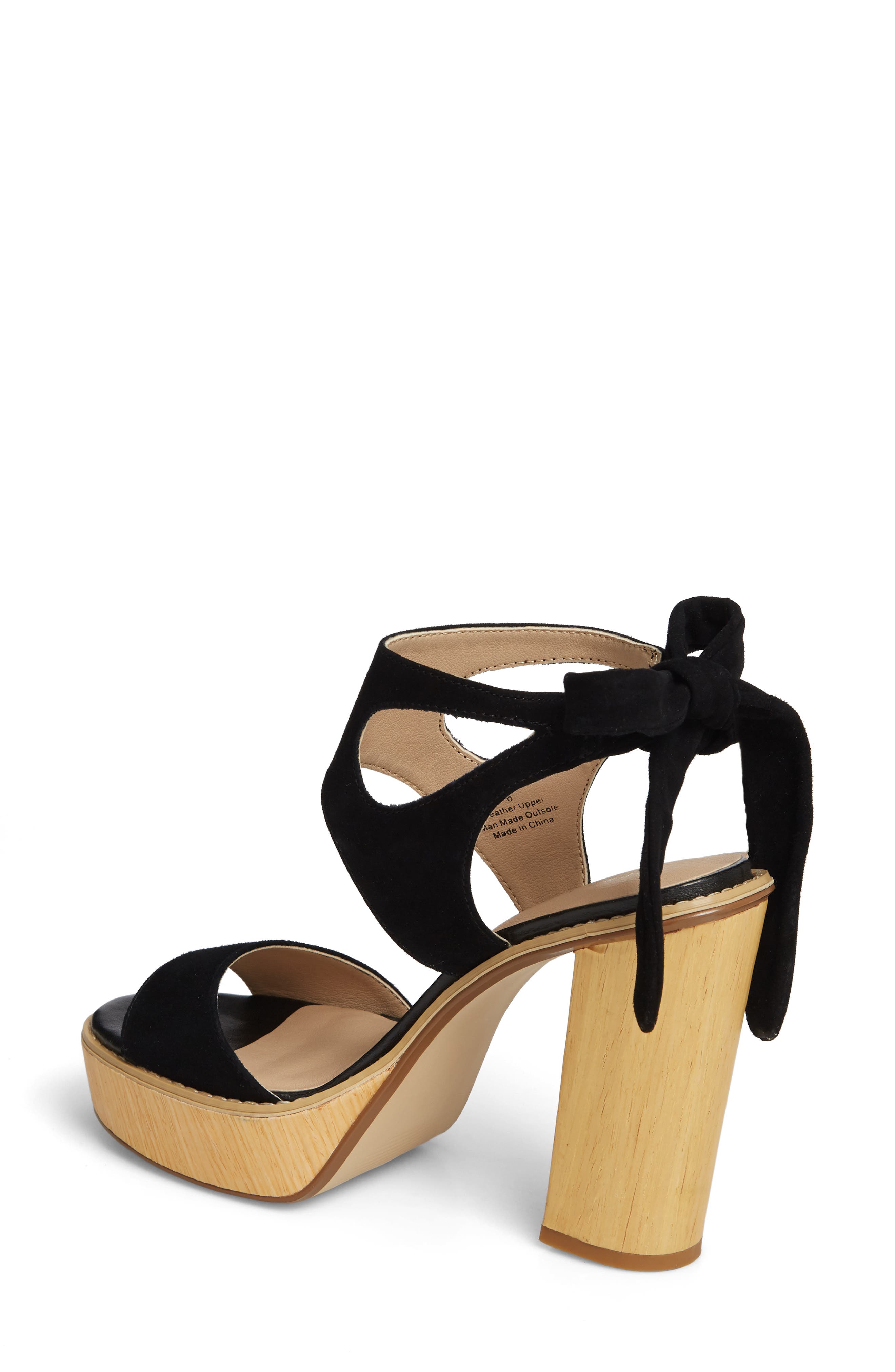Very Volatile Ginsy Tie Back Platform Sandal, Alternate, color, 