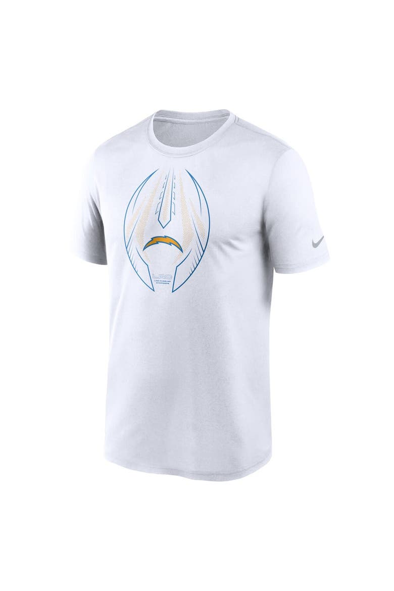 Men's Nike White Los Angeles Chargers Team Legend Icon Performance T-Shirt, Alternate, color, White