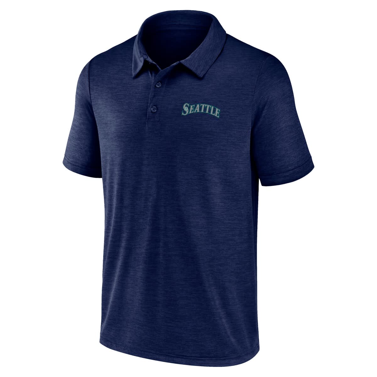Men's  Navy Seattle Mariners Lightweight Unstoppable Polo - image 2