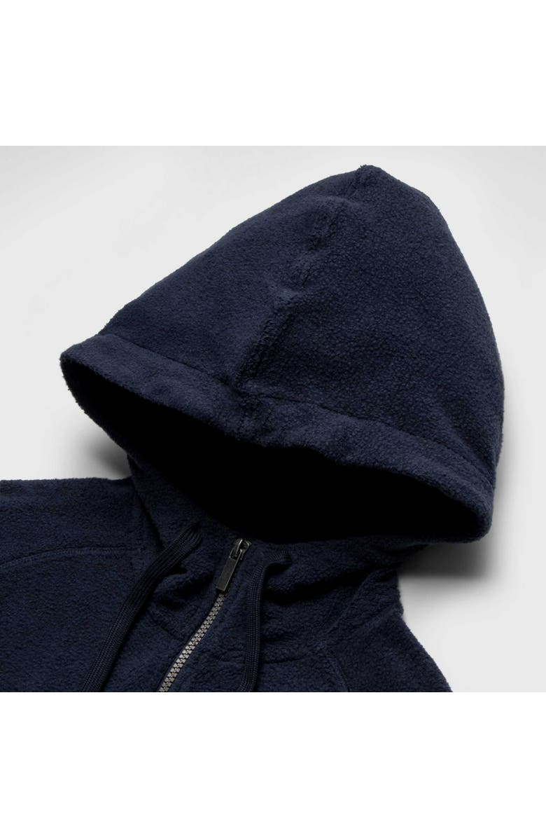 Surfside Supply Co. Danny Full-Zip Fuzzy Fleece Hoodie, Alternate, color, Navy Blazer