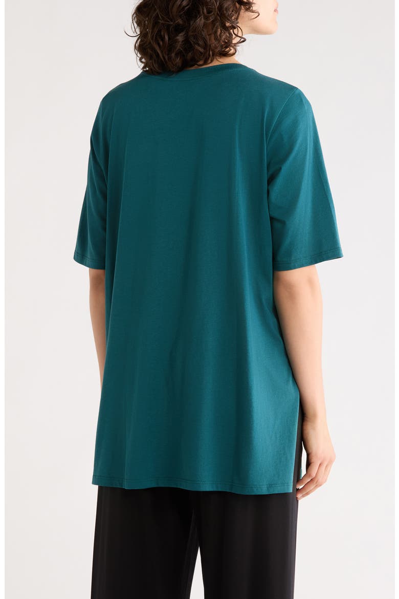 Organic Cotton T-Shirt, Alternate, color, AEGEAN