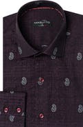 MASUTTO Sedona Jacquard Button-Up Shirt