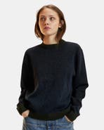 Cynthia Rowley Metallic Knit Crewneck