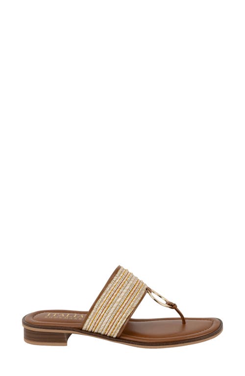 Italian Shoemakers Schunyler Sandal In Natural