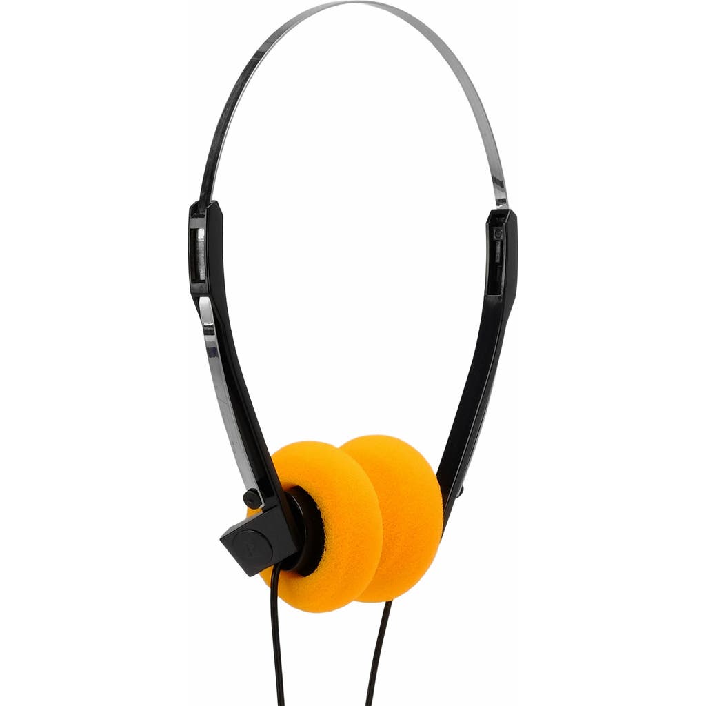 Retrospekt Retro Foam On-Ear Headphones in Orange  product