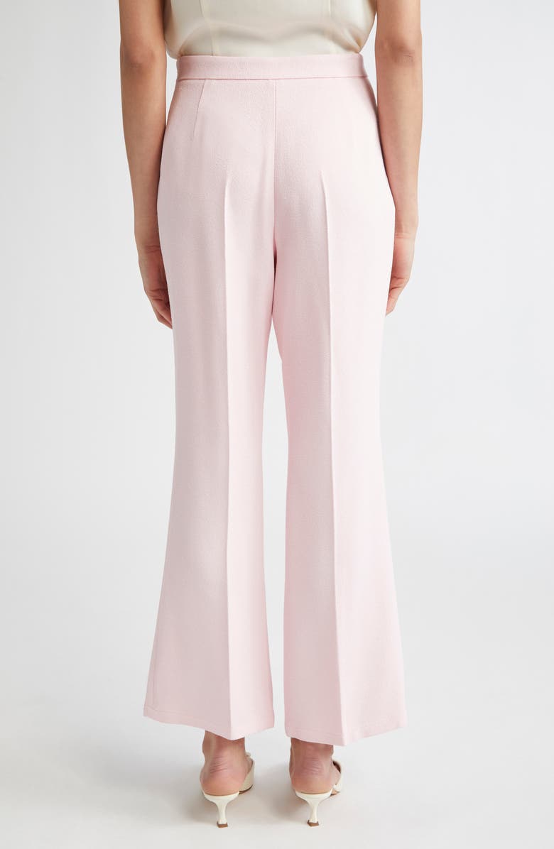 Giambattista Valli Crepe Flare Trousers, Alternate, color, Pale Rose