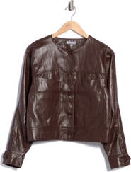 Democracy Faux Leather Jacket