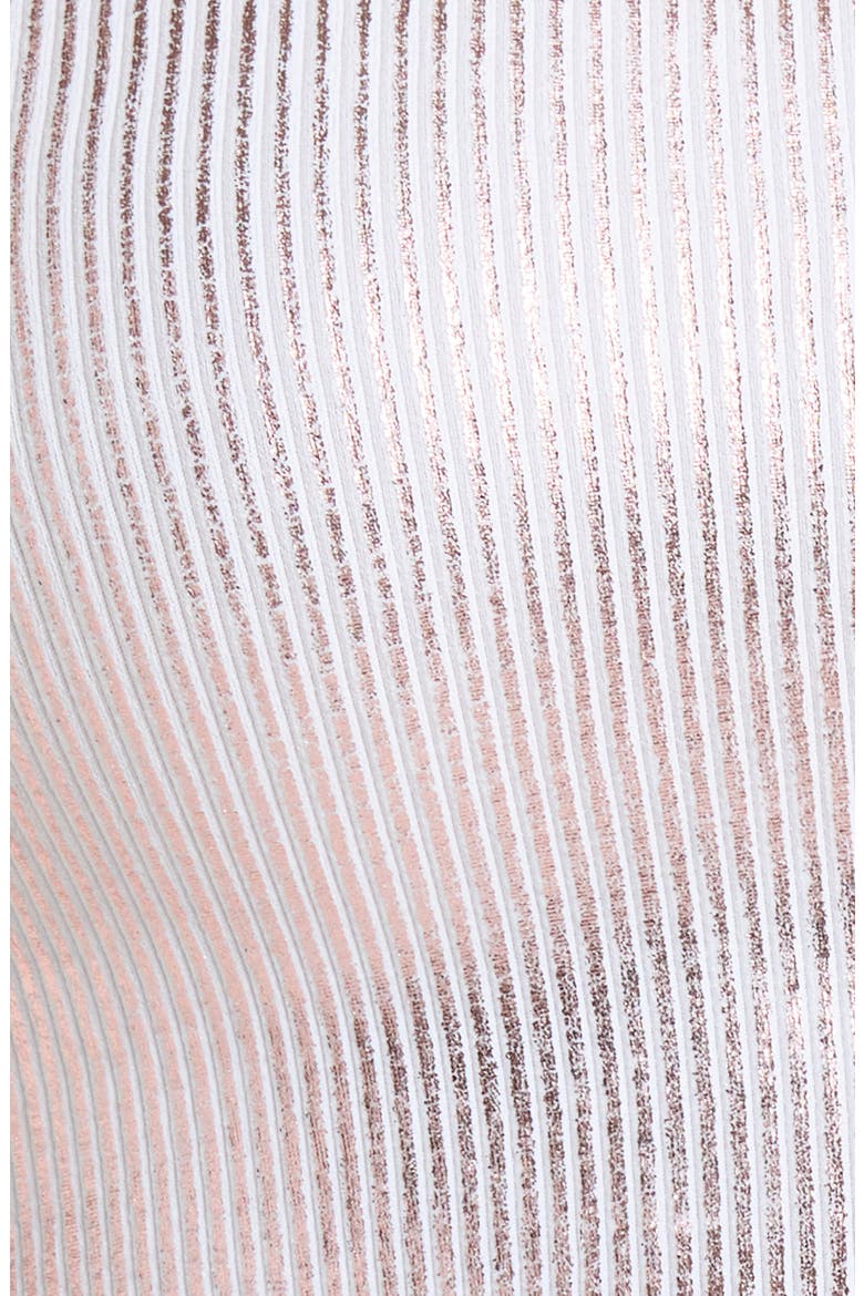 Amelia Foil Bandeau Top, Alternate, color, BALLET COMBO