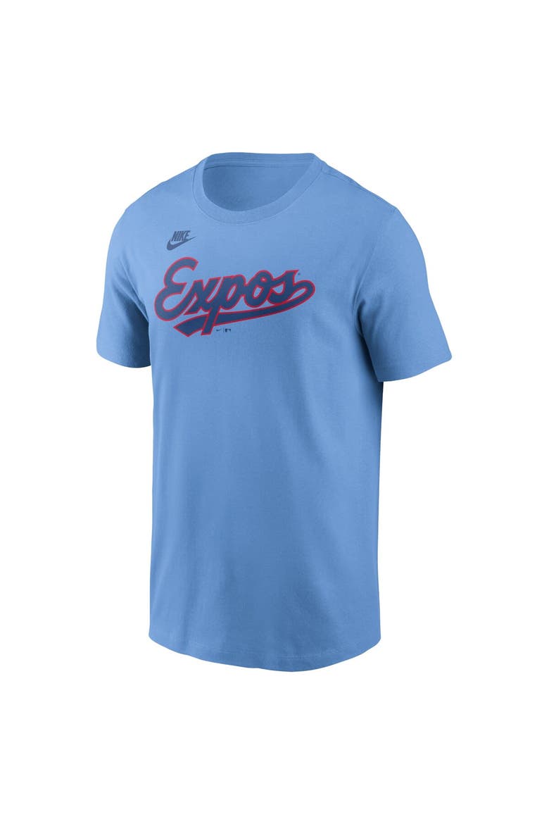 Men's Nike Vladimir Guerrero Powder Blue Montreal Expos Cooperstown Collection Fuse Name & Number T-Shirt, Alternate, color, Powder Blue