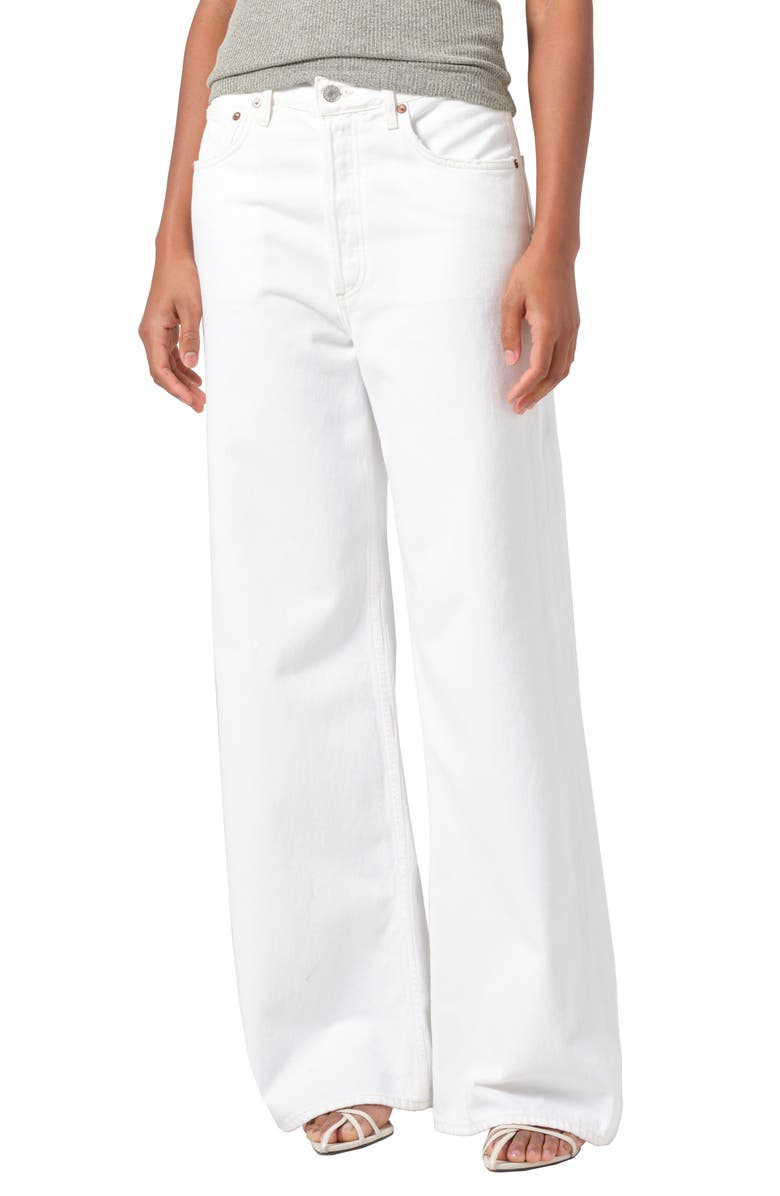 AGOLDE Dame High Waist Wide Leg Jeans, Main, color, 