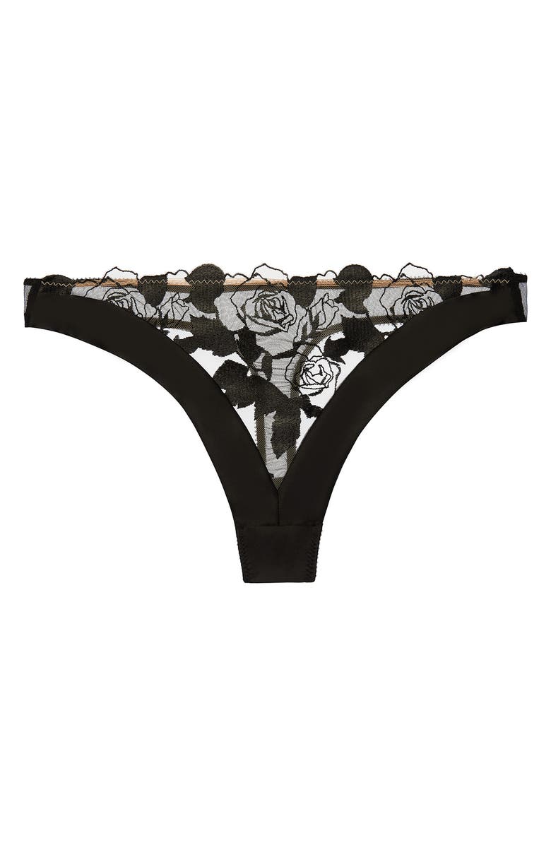 Dita Von Teese Rosabelle G-String, Main, color, Black
